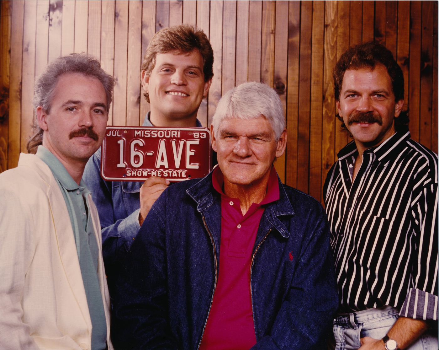 Craig Bickhardt, Thom Schuyler, Fred Knobloch and Harlan Howard at the Birthday Bash