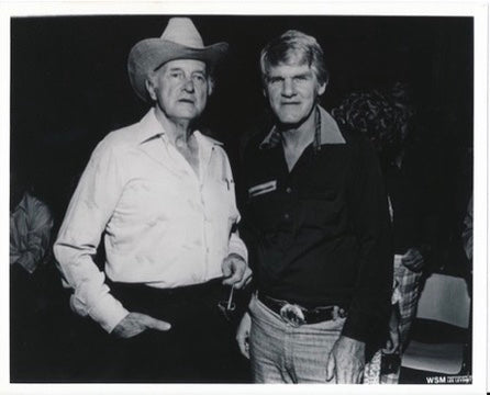 Harlan Howard with Bill Monroe