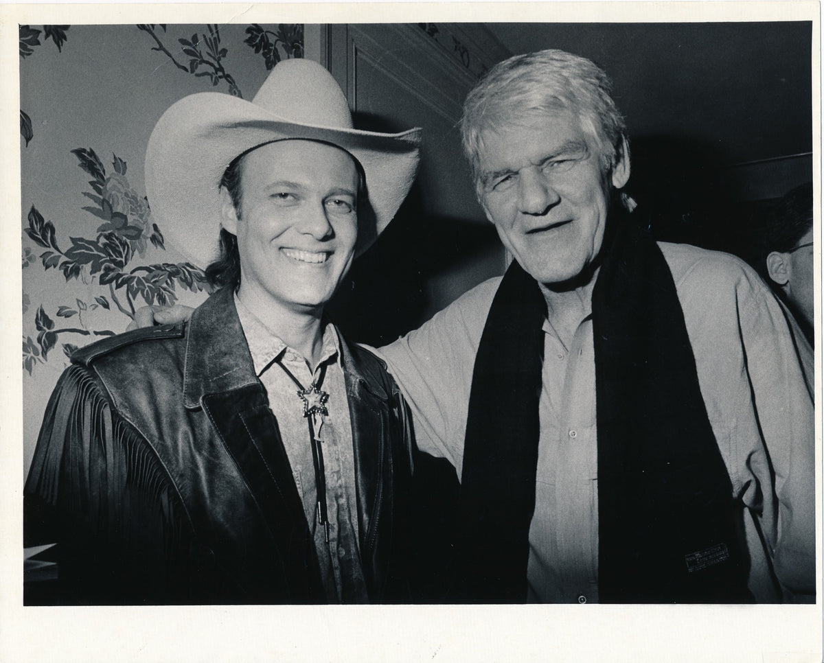 Harlan Howard with Ricky Van Shelton after Life Turned Her That Way went to number one