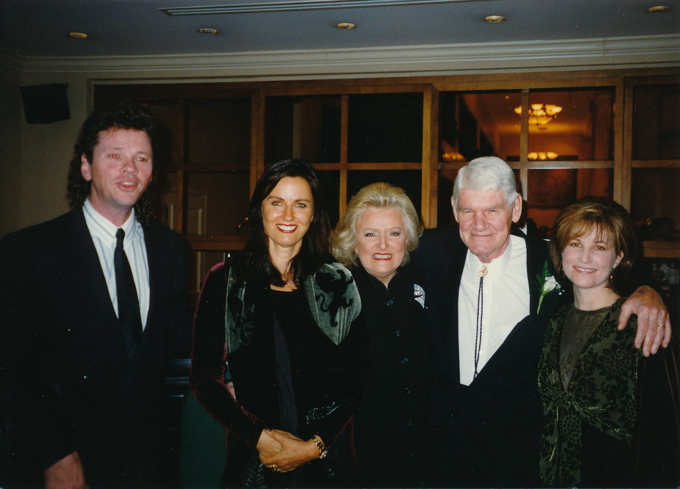 Will Nance, Barbara Orbison, Frances Preston with Harlan and Melanie Howard