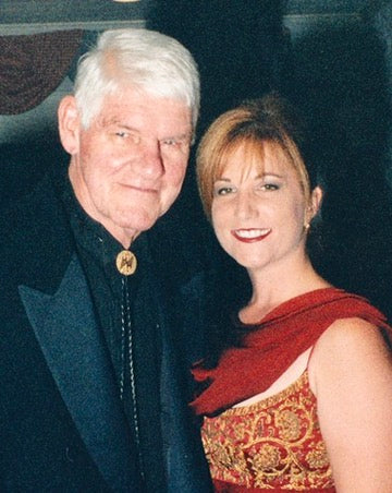 Harlan and Melanie Howard at the Country Music Association awards in 1997
