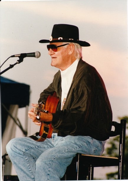 Harlan Howard on stage at a Harlan Howard Birthday Bash on Music Row