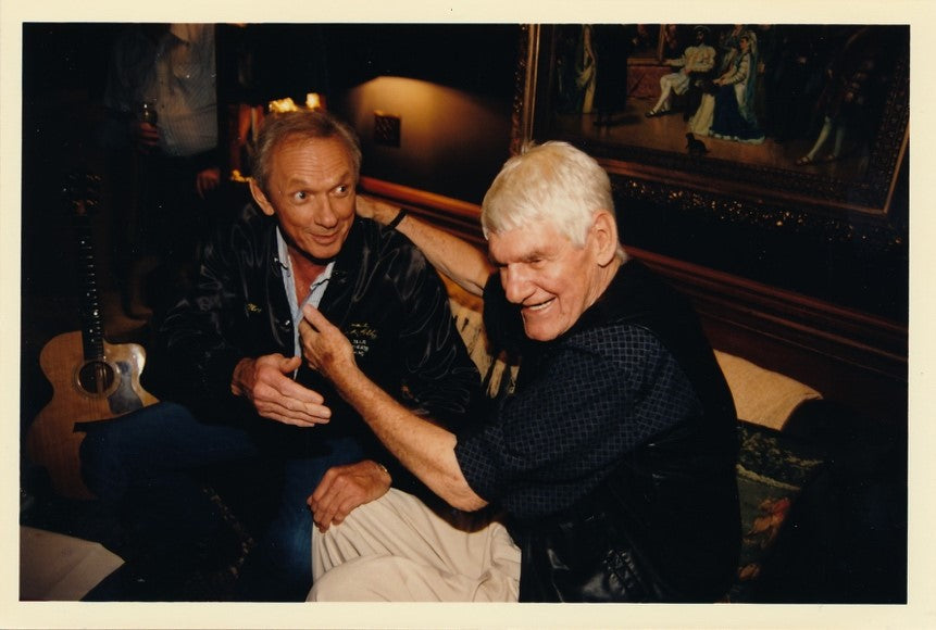 Mel Tillis and Harlan Howard at Harlan Howard Songs in honor of Harlan's 70th birthday, 1997