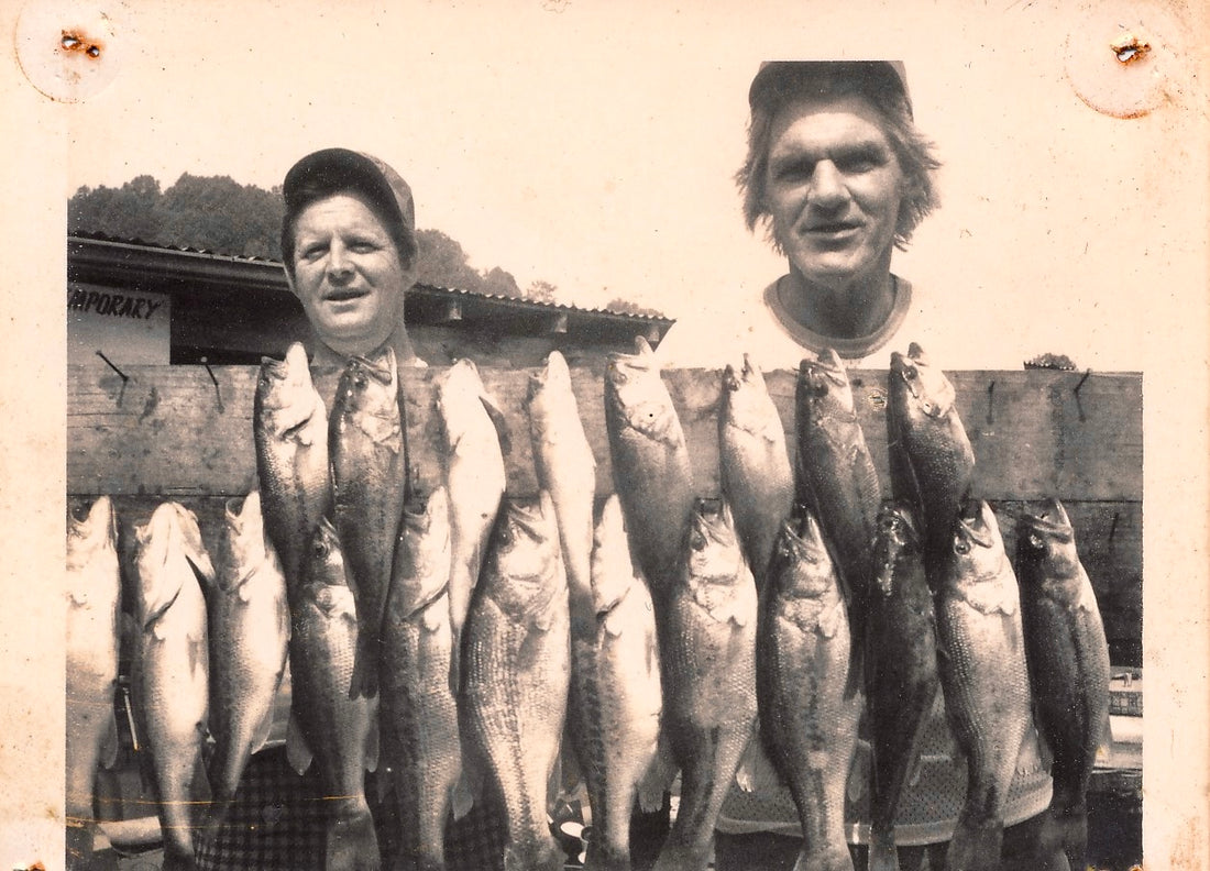Harlan Howard fishing at Center Hill Lake, Tennessee, where he spent Thursday afternoons away from writing