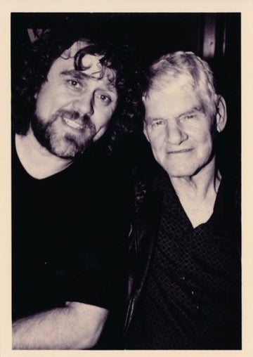 Songwriter Dennis Morgan with Harlan Howard at Harlan's seventieth birthday party