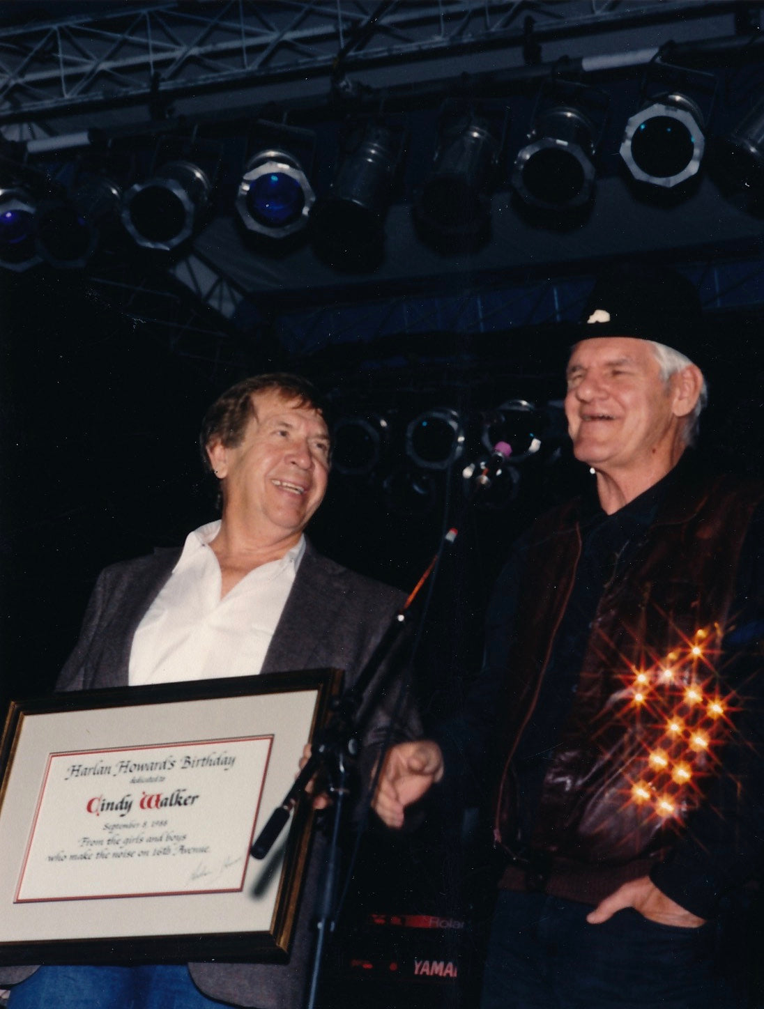 Buck Owens and Harlan Howard together at a Harlan Howard Birthday Bash