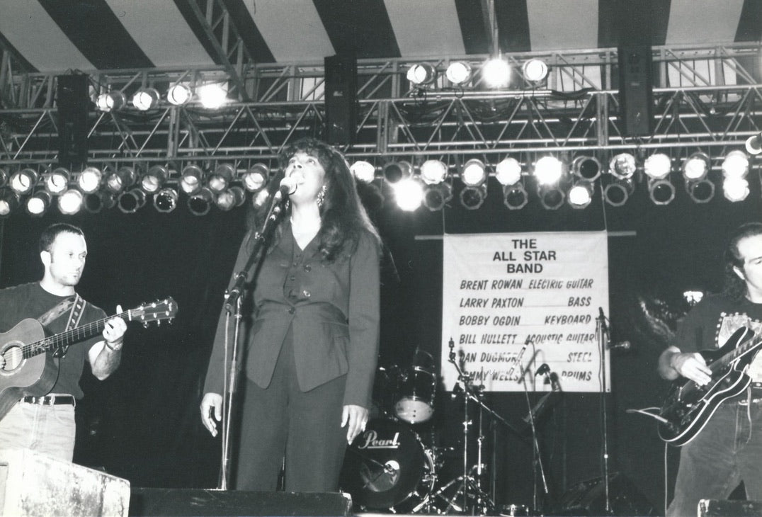 Donna Summer performing at the Harlan Howard Birthday Bash