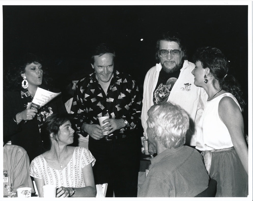 Mary and Roger Miller, Waylon Jennings, Nanci Griffith, Harlan and Melanie Howard at the Birthday Bash