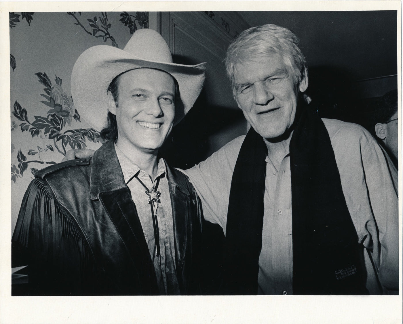 Harlan Howard with Ricky Van Shelton after Life Turned Her That Way went to number one