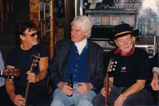 Kris Kristofferson, Harlan Howard and Willie Nelson at Tootsie's Orchid Lounge
