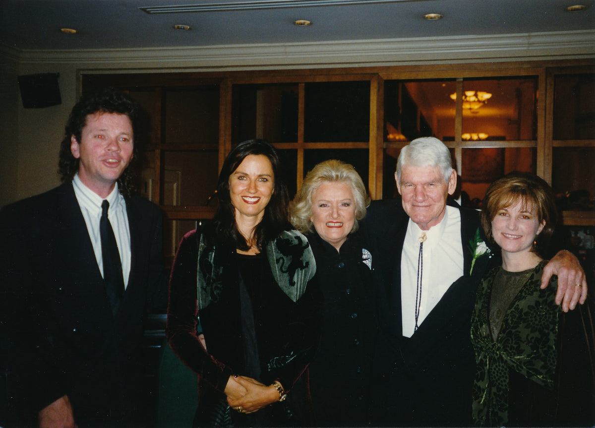 Will Nance, Barbara Orbison, Frances Preston with Harlan and Melanie Howard