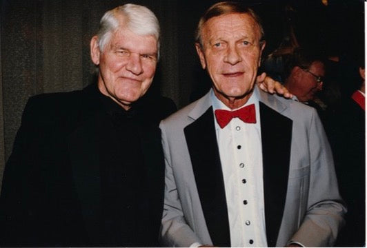 Harlan Howard with Eddy Arnold at a BMI party in Nashville